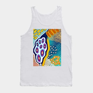 Abstract Underwater Colorful Pattern Design Tank Top